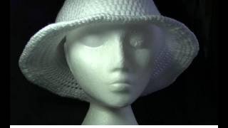 Wide Brim Hat Crochet Tutorial [upl. by Disharoon]