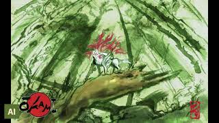 Okami Kushis Choice Song Continued using AI Epic Okami Music [upl. by Tilford125]