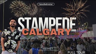 Calgary Stampede 2024 Hype Fireworks Nightlife travel tour [upl. by Frants]