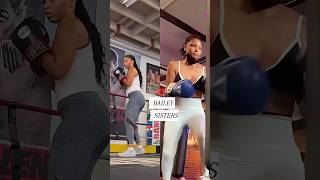 Halle amp Chloe Bailey BOXING It Out 👀 [upl. by Olpe]