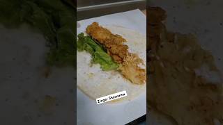 Zinger Shawarma 😋shortsfood fastfood zingerchicken zingershawarma farajoyfuljourney [upl. by Rustin]