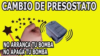 Como Cambiar Presostato De Hidroneumatico Bomba de Agua Facil [upl. by Norty]