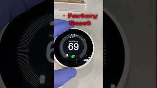 Google Nest Learning Thermostat  Setup Reset and Power off [upl. by Kipp]