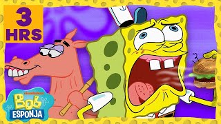 Bob Esponja  35 Horas Com Todos os Episódio da 11ª Temporada  Bob Esponja em Português [upl. by Nyberg204]