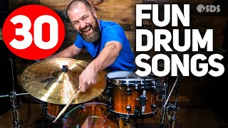 30 FunEasy Songs for Drums [upl. by Eade]