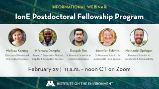 Informational Webinar IonE Postdoctoral Fellowship Program [upl. by Ainavi]