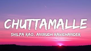 Chuttamalle Lyrics  DEVARA Part 1  Shilpa Rao Anirudh Ravichander [upl. by Iret198]