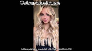 wellat15 wellahair Pale Beige Blonge Hair with Wella T15 Pale Beige Blonde Hair Dye [upl. by Wilonah]