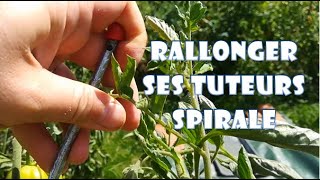 Rallonger ses tuteurs à tomates en spirale [upl. by Pearle]