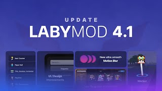 LabyMod 41 UPDATE  Widgets Motion Blur Marker amp more [upl. by Chiaki]