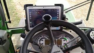 AgOpenGPS autosteer with dual GPS beta 463 UBlox F9P [upl. by Erdnaxela]