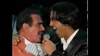 Alejandro y Vicente fernandez VOLVER VOLVER Y PERDON [upl. by Celio]