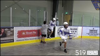 Junior C Lacrosse  Orangeville Northmen vs Wilmot Wild [upl. by Ahsik74]