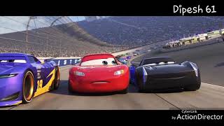 Cars 3  McQueen Accident Scene in Hindi [upl. by Acimak]