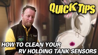 CLEANING YOUR RV HOLDING TANK SENSORS  Quick Tips with Randy [upl. by Cressy177]