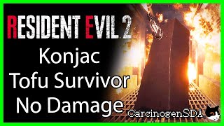 Resident Evil 2 REmake PC No Damage  Konjac Tofu Survivor [upl. by Levine]