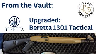 From the Vault Beretta 1301 Tactical Shotgun in FDE w Nordic Tube Extension amp Mesa Tactical Stock [upl. by Beghtol69]