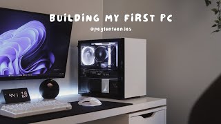 Building My First Custom PC 1500 [upl. by Yretsym660]