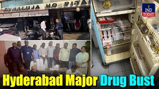 Hyderabad Drug Bust Illegal Stock of Narcotics and Psychotropics Seized in Joint Operation [upl. by Yditsahc]