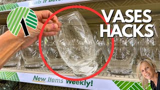 Grab Some Dollar Tree Vases for these High End Home Decor Hacks [upl. by Nnairb]