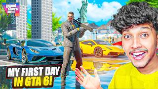 MY FIRST DAY IN GTA 6 CITY😍 [upl. by Warrick651]