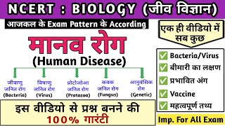 मानव रोग  Human diseases in hindi  Bacteria  Virus  Protozoa  Fungus  Biology  Study vines [upl. by Illoh]