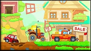 Wheely 6 Fairytale Level 4 Walkthrough 3 star [upl. by Anneiv600]