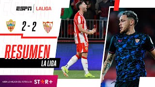 ¡LUCAS OCAMPOS ANOTÓ EN EL EMPATE AGÓNICO DE LOS INDÁLICOS  Almería 22 Sevilla  RESUMEN [upl. by Viviane]