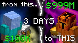 How I TRANSFORMED this profile in 3 days… Hypixel Skyblock [upl. by Acimak785]