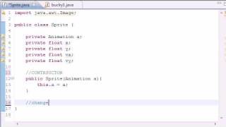 Java Game Development  23  Introduction to Sprites [upl. by Blondy]