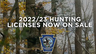 202223 Hunting Licenses Now on Sale [upl. by Anaehr]