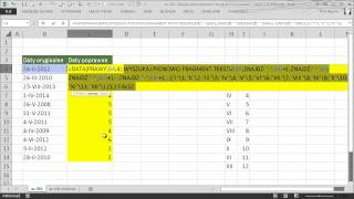 excel336  Zamiana dat z rzymskimi miesiącami na poprawne  wersja 2 ambitna [upl. by Tnerb433]