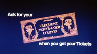 Frequent Moviegoer Coupons snipe 1987 FTD0603 [upl. by Honna]