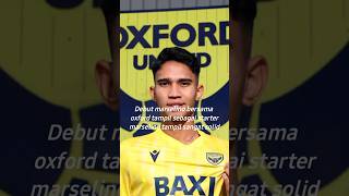 Debut maselino bersama oxford united di laga perdana nya marselino tampil begitu afik dan solid [upl. by Ylevol51]