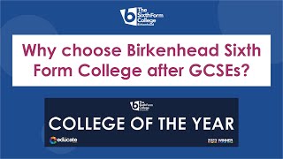 Why Choose Birkenhead Sixth Form College [upl. by Courcy322]