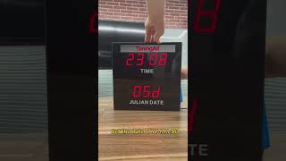 Julian Date Calendar Clock amp LED Display Wall Clock [upl. by Mall]