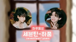 세븐틴  하품 seventeen  yawn 좌우음성 🎧 [upl. by Sussman]