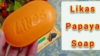 LIKAS PAPAYA WHITENING Original SOAP REVIEW [upl. by Kamaria136]