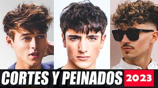 CORTES DE CABELLO Y PEINADOS PARA HOMBRES DE MODA 2023 [upl. by Riedel193]