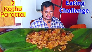 Kothu Parotta Eating Challenge Parotta Eating Challenge TN Village Food [upl. by Ahsemad]