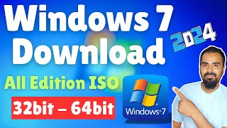 Windows 7 All Edition ISO Download Kaise Kare How to Download Windows 7 ISO File LATEST  2024 [upl. by Zetrom]