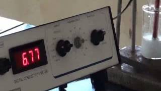 Conductometric Precipitation Titration Experiment [upl. by Ribal]