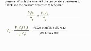 Pressure Volume and Temperature Relationships  Chemistry Tutorial [upl. by Mirth]