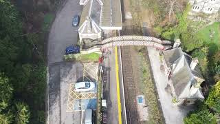 cromford rail station on Derwent Valley Line [upl. by Eniagrom]