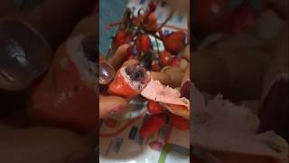 Amazing forest fruit usa fruitworld tropicalfruit fruitcutting fruit satisfying fruitlover [upl. by Eceinal]