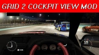 Grid 2 In Car View  Cockpit View Mod [upl. by Ahsilrae492]