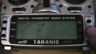 VelociDrone 13  Setting up the Taranis for full controls [upl. by Cheatham849]