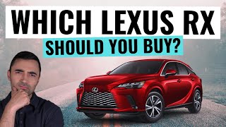 NEW 2023 Lexus RX 350h VS RX 500h  Which Luxury Hybrid SUV Is Best [upl. by Anitsrhc]