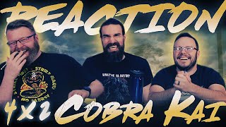 Cobra Kai 4x2 REACTION quotFirst Learn Standquot [upl. by Wu554]