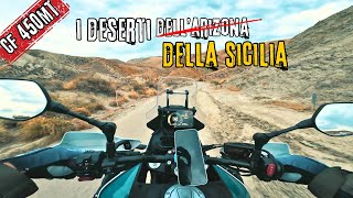 Viaggio nei Deserti siciliani  CFMOTOOFFICIAL 450MT  Calanchi del Cannizzola motovlog [upl. by Sisely]